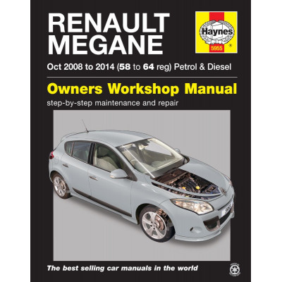 Renault Megane Petrol & Diese (08 - 14) Haynes Repair Manual