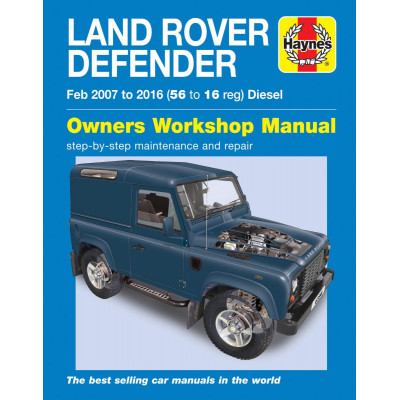 Land Rover Defender Diesel (2007 - 2016)  Haynes Repair Manual