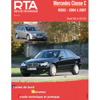 PACK RTA B713.5 MERCEDES CLASSE C (W203) Diesel 200 et 220 CDi (2004 à 2007) + PDF