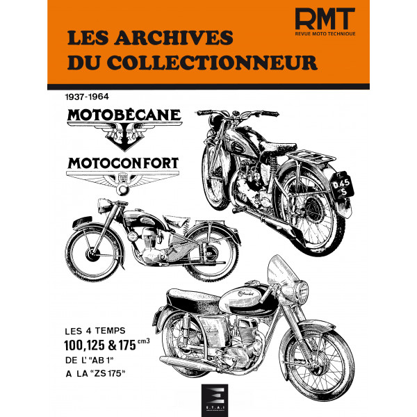 MOTOBECANE - MOTOCONFORT 100, 125 et 175 cm3 (4 temps) (1937-1964) - Les Archives du Collectionneur n°102