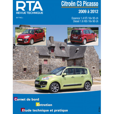 PACK RTA B745.5 CITROEN C3 PICASSO PHASE 1 (2009 à 2012) + PDF