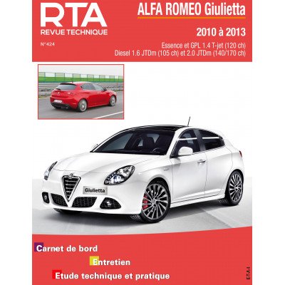 RTA 424 ALFA ROMEO GIULIETTA II PHASE 1 (2010 à 2013)