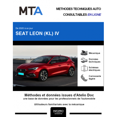 MTA Seat Leon IV HAYON 5 portes de 03/2020 à ce jour