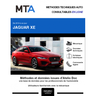 MTA Jaguar Xe BERLINE 4 portes de 06/2019 à ce jour