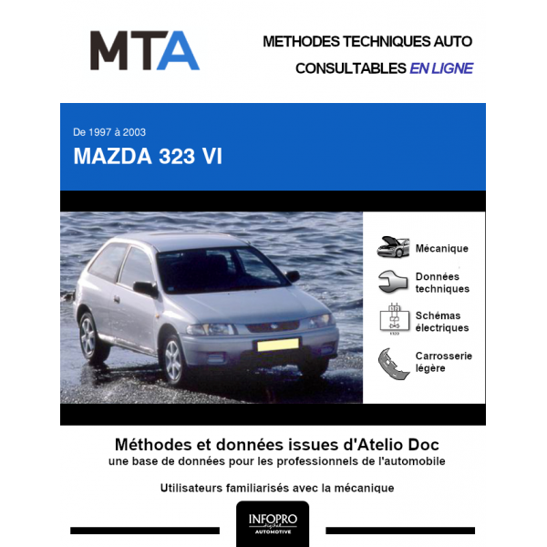 MTA Mazda 323 VI HAYON 3 portes de 02/1997 à 10/2003