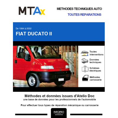 MTA Expert Fiat Ducato II CHASSIS CABINE 2 portes de 06/1994 à 03/2002