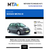 MTA Expert Nissan Micra III HAYON 5 portes de 01/2003 à 07/2005
