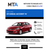 MTA Hyundai Accent IV BERLINE 4 portes de 01/2011 à ce jour