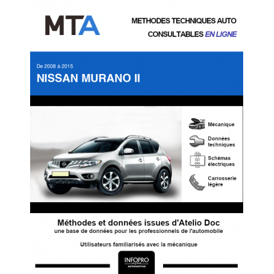 MTA Nissan Murano II BREAK 5 portes de 10/2008 à ce jour