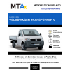 MTA Expert Volkswagen Transporter V PICKUP 2 portes de 06/2003 à 08/2009