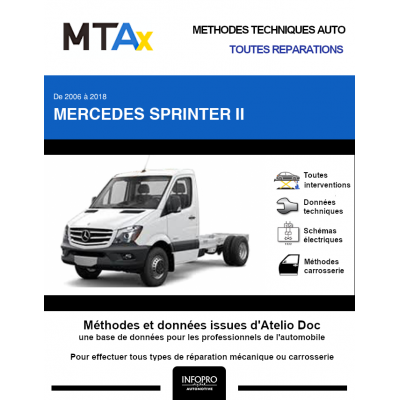 MTA Expert Mercedes Sprinter II CHASSIS CABINE 2 portes de 06/2006 à ce jour