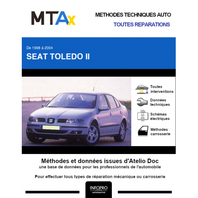 MTA Expert Seat Toledo II BERLINE 4 portes de 04/1998 à 09/2004