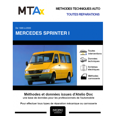 MTA Expert Mercedes Sprinter I COMBI 4 portes de 05/1995 à 03/2000