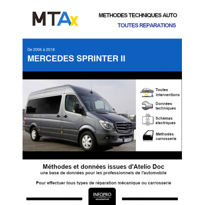 MTA Expert Mercedes Sprinter II COMBI 5 portes de 06/2006 à ce jour