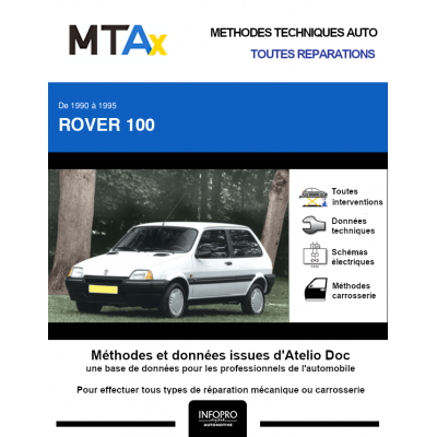 MTA Expert Rover 100 HAYON 3 portes de 09/1990 à 06/1995