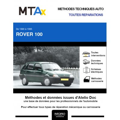 MTA Expert Rover 100 HAYON 5 portes de 09/1990 à 06/1995