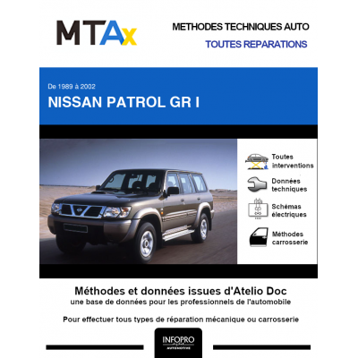MTA Expert Nissan Patrol gr I FOURGON 5 portes de 10/1996 à 02/2000
