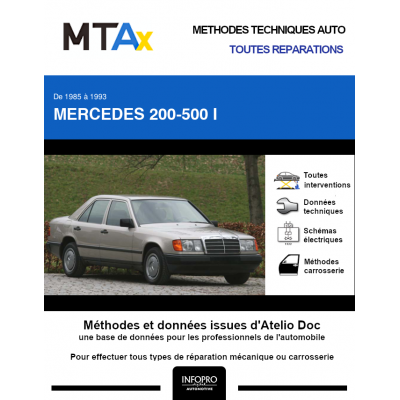 MTA Expert Mercedes 200-500 I BERLINE 4 portes de 02/1985 à 09/1993
