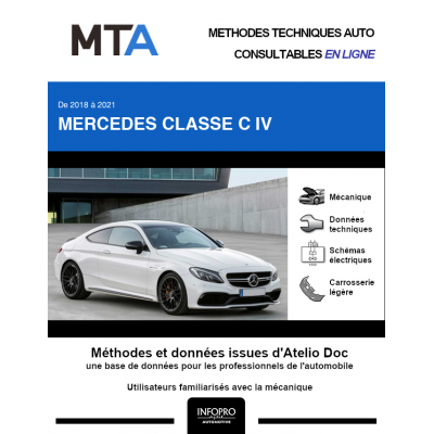 MTA Mercedes Classe c IV COUPE 2 portes de 07/2018 à ce jour
