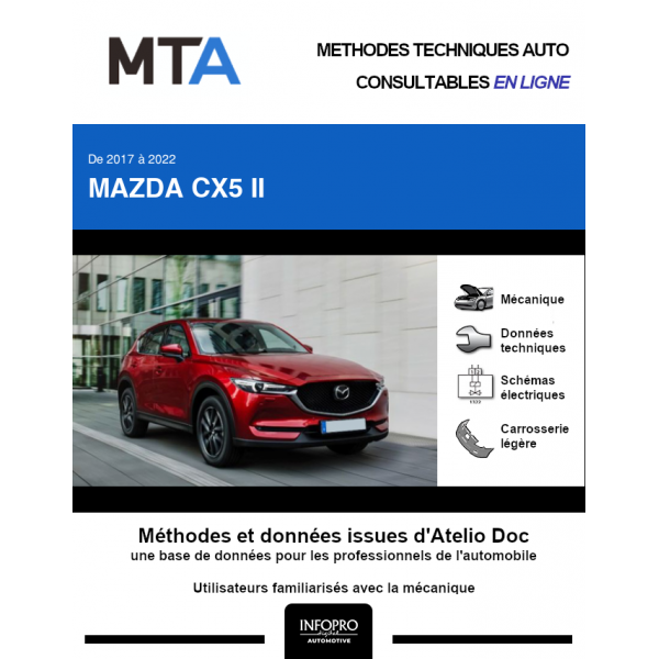 MTA Mazda Cx5 II BREAK 5 portes de 03/2017 à ce jour