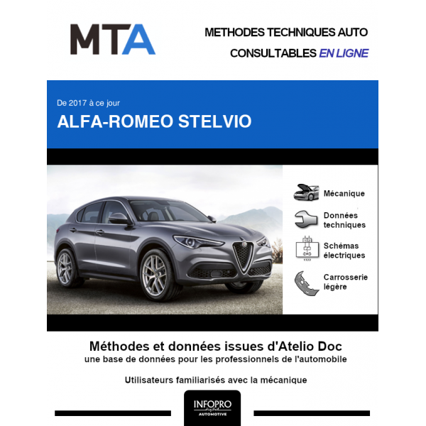 MTA Alfa-romeo Stelvio BREAK 5 portes de 02/2017 à ce jour