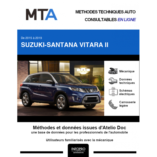 MTA Suzuki-santana Vitara II BREAK 5 portes de 04/2015 à 04/2019