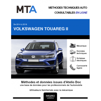 MTA Volkswagen Touareg II BREAK 5 portes de 09/2014 à ce jour