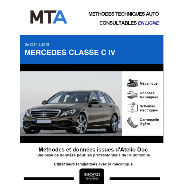 MTA Mercedes Classe c IV BREAK 5 portes de 06/2014 à 12/2018
