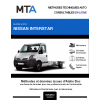 MTA Nissan Interstar CHASSIS CABINE 2 portes de 06/2007 à 04/2010