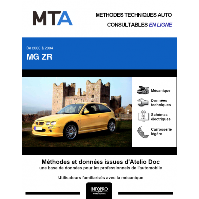 MTA Mg Zr HAYON 3 portes de 01/2000 à 08/2004