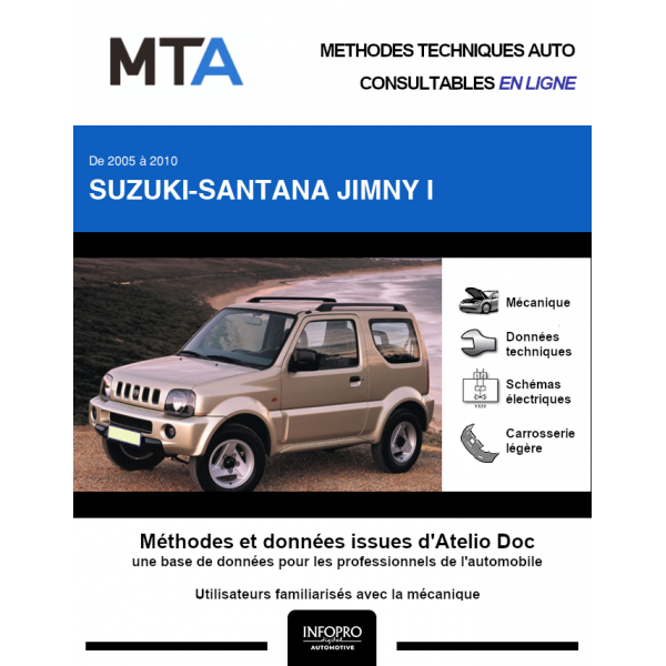 MTA Suzuki-santana Jimny I BREAK 3 portes de 01/2005 à ce jour