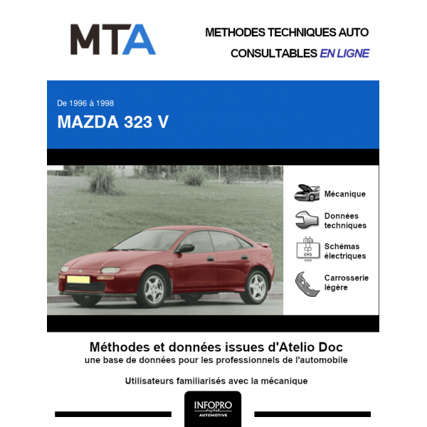 MTA Mazda 323 V HAYON 5 portes de 06/1996 à 08/1998
