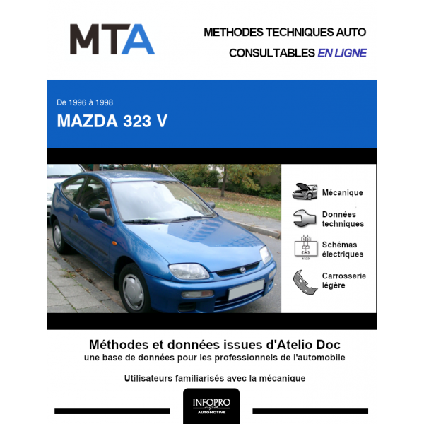 MTA Mazda 323 V COUPE 3 portes de 06/1996 à 08/1998