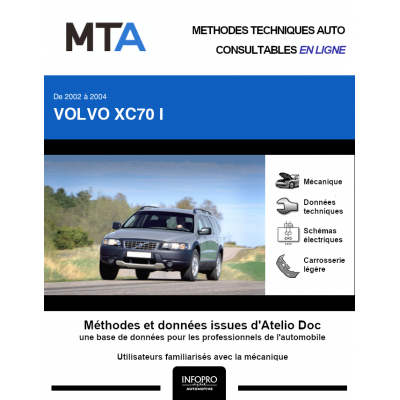 MTA Volvo Xc70 I BREAK 5 portes de 05/2002 à 06/2004