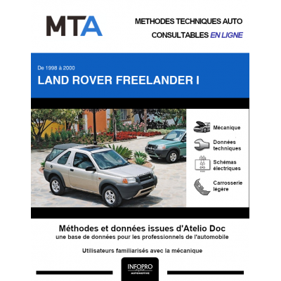MTA Land rover Freelander I BREAK 3 portes de 01/1998 à 07/2000