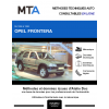 MTA Opel Frontera BREAK 5 portes de 07/1996 à 10/1998