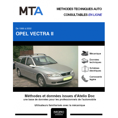 MTA Opel Vectra II BREAK 5 portes de 02/1999 à 06/2002