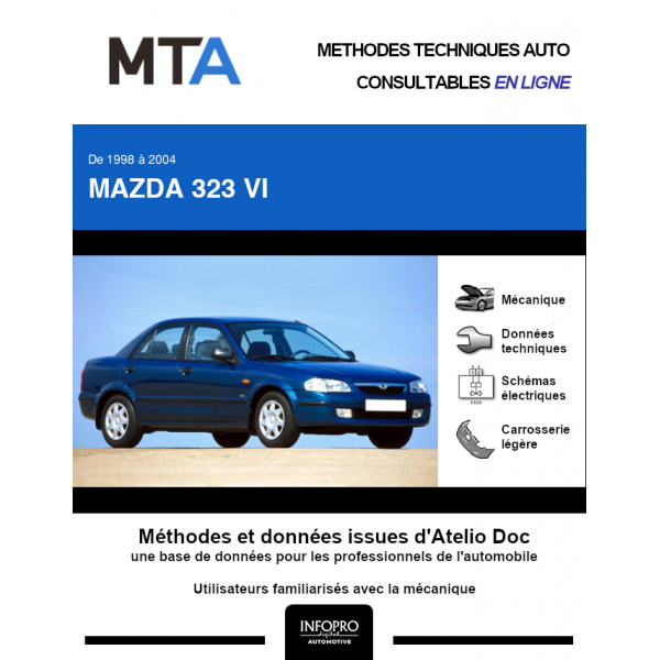 MTA Mazda 323 VI BERLINE 4 portes de 02/1998 à 03/2004