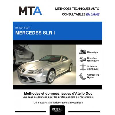 MTA Mercedes Slr I COUPE 2 portes de 07/2004 à 05/2011