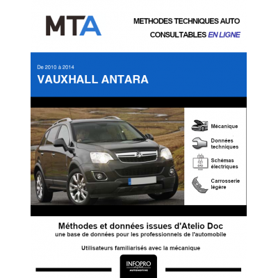 MTA Vauxhall Antara BREAK 5 portes de 11/2010 à ce jour