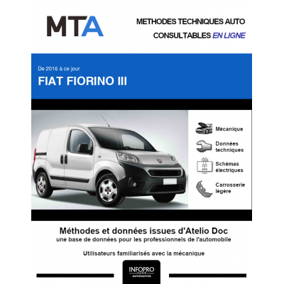 MTA Fiat Fiorino III FOURGON 5 portes de 05/2016 à ce jour