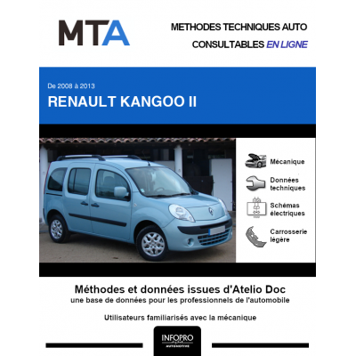 MTA Renault Kangoo II BREAK 4 portes de 01/2008 à 03/2013