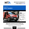 MTA Opel Vivaro I FOURGON 5 portes de 10/2002 à 08/2006