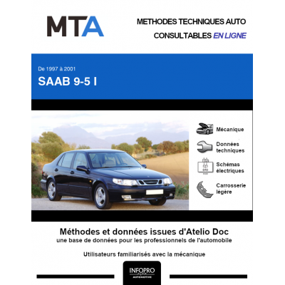MTA Saab 9-5 I BERLINE 4 portes de 09/1997 à 06/2001