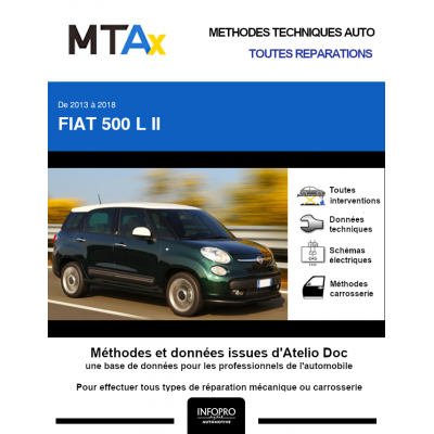 MTA Expert Fiat 500 l II MONOSPACE 5 portes de 09/2013 à 03/2018