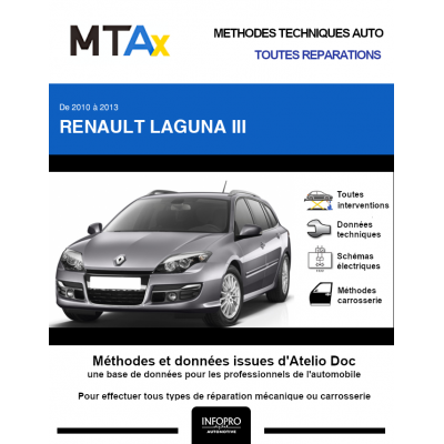 MTA Expert Renault Laguna III BREAK 5 portes de 11/2010 à 03/2013