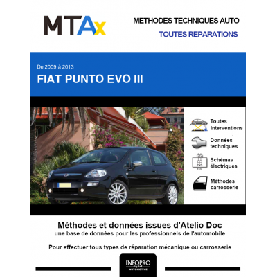 MTA Expert Fiat Punto evo III HAYON 3 portes de 10/2009 à 12/2013