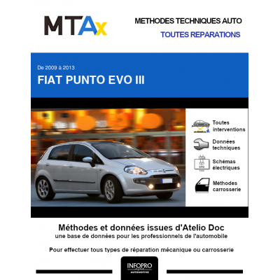 MTA Expert Fiat Punto evo III HAYON 5 portes de 10/2009 à 12/2013