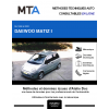 MTA Daewoo Matiz I HAYON 5 portes de 07/1998 à 12/2000
