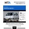 MTA Daewoo Matiz I HAYON 5 portes de 01/2001 à 12/2004
